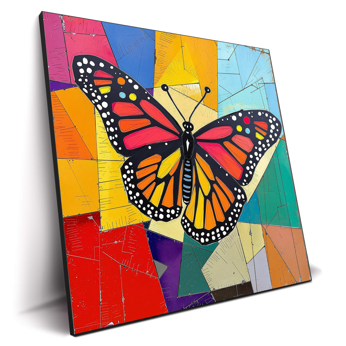 Butterfly Cubist Pop Art