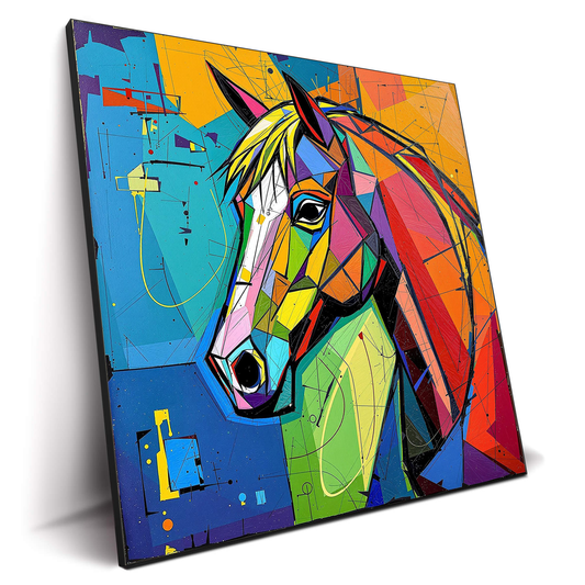 Horse Cubist Art