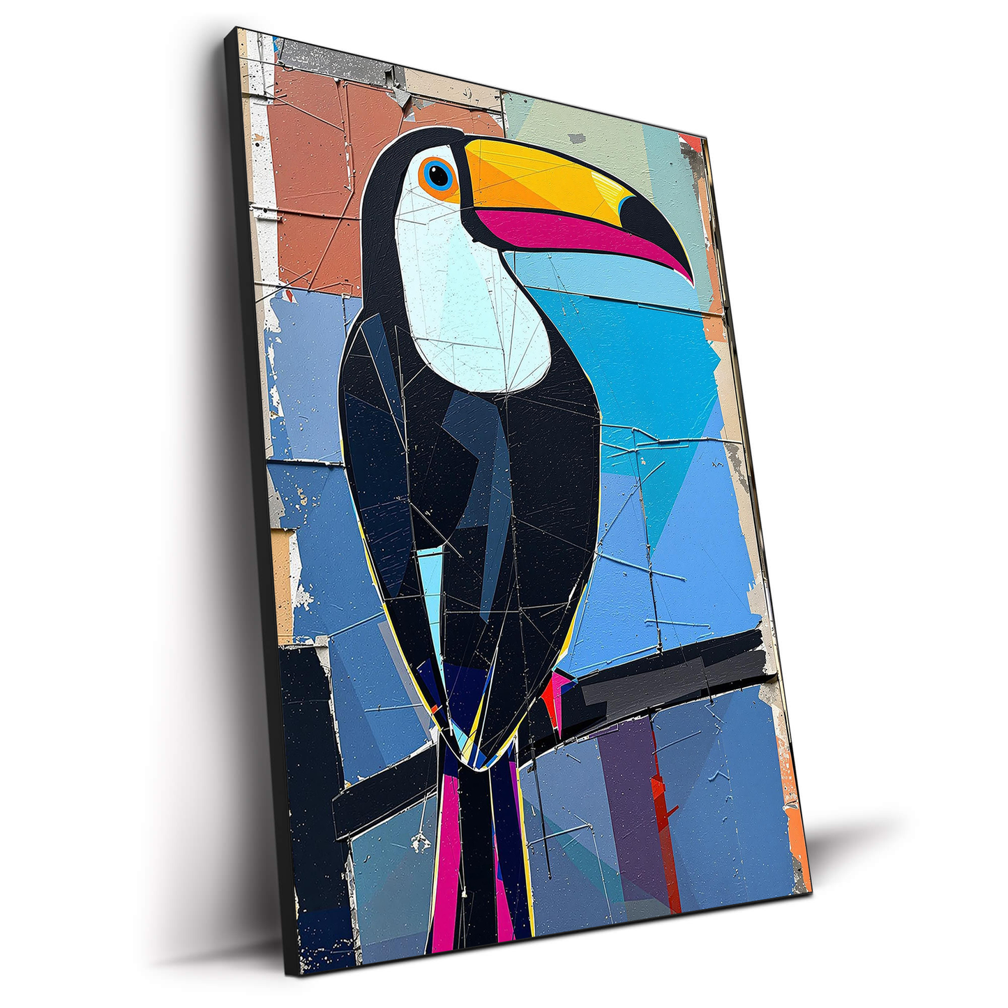 Toucan Cubist Street Art